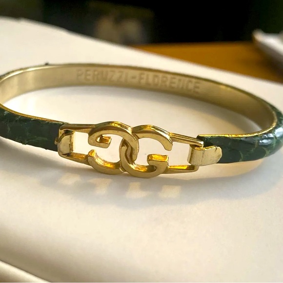 Gucci Jewelry - RARE Vintage 24K Gold Plated Gucci Italian Luxury Bracelet
